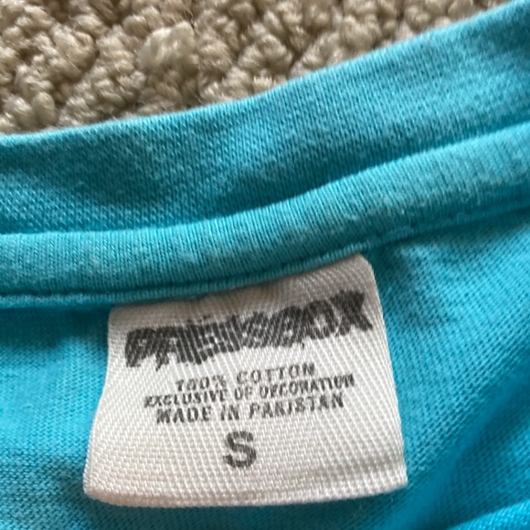 Pressbox Texas Bluebonnets Neon Blue Spirit Jersey Long Sleeve T-Shirt Small EUC - Picture 7 of 8